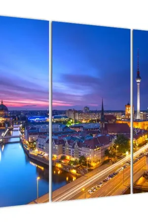 Schilderij - Blauwe hemel boven Berlijn Darmowa dostawa