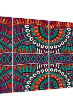 Schilderij - Ornamentale abstractie Tylko dziś
