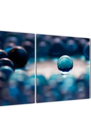 Ostatnia szansa Schilderij - Blauwe bolletjes