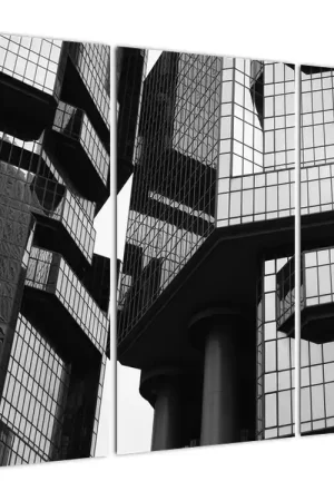 Popularny Schilderij - Glazen gebouwen
