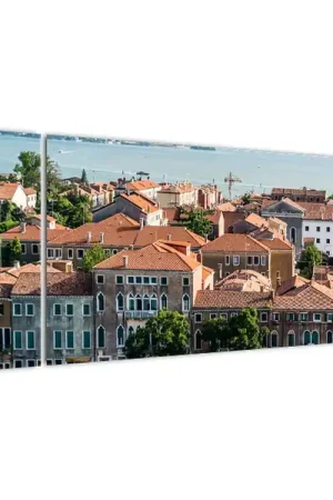 Schilderij - Stad vanuit luchtperspectief Popularny