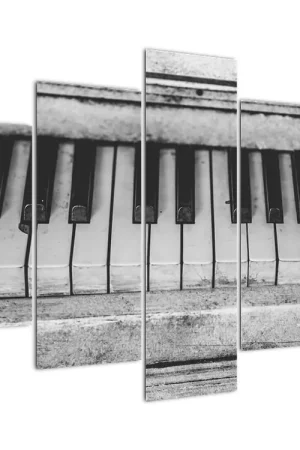 Bezpieczna płatność Schilderij - Oude piano