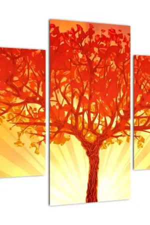 Ostatnia szansa Schilderij - Boom in zonneschijn