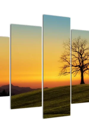 Oferta limitowana Schilderij - Boom op een veld