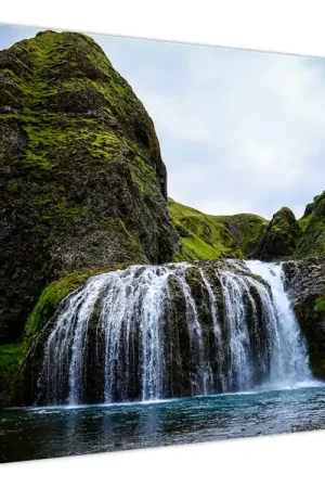 Oferta limitowana Schilderij - Rots met waterval