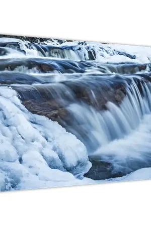 Schilderij - Rivier in de winter Najlepsza cena