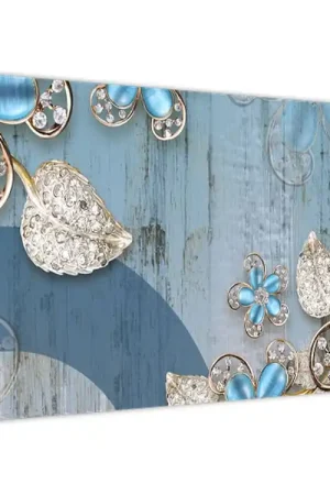 Oferta Schilderij - Blauwe bloemen