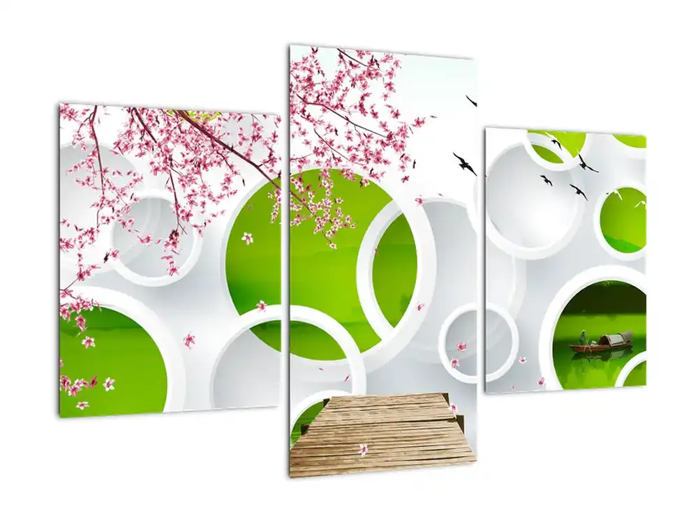 Szybka dostawa Schilderij - Pier aan het meer