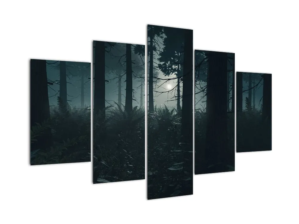 Schilderij - Varen in maanlicht Ekspresowa dostawa