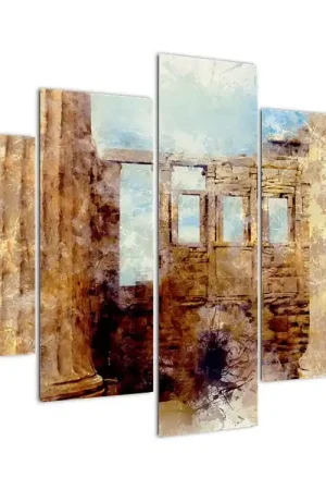 Promocja Schilderij - Erechtheion, Athene, Griekenland