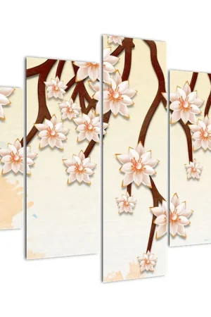 Oryginalny Schilderij - Bloesemtakken, bont