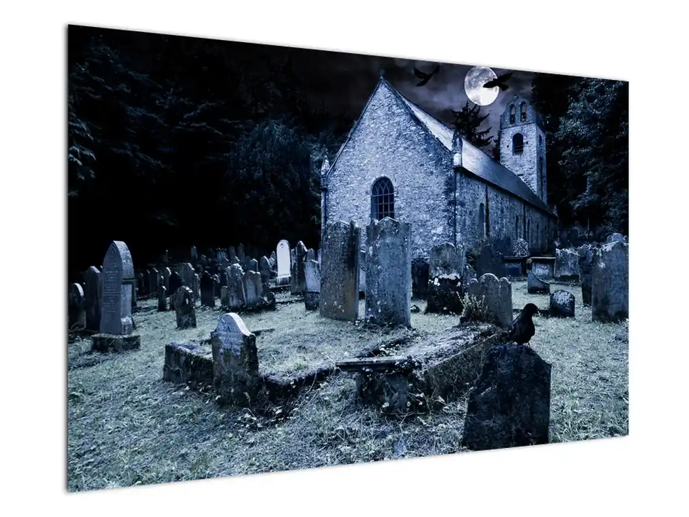 Schilderij - Donkere nacht Oryginalny