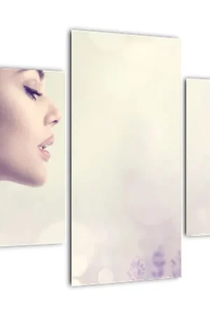 Schilderij - Vrouw met lavendel Wyprzedaż