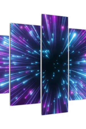 Rabat Schilderij - Neonruimte