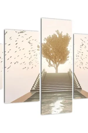 Najlepsza cena Schilderij - Brug naar het onbekende