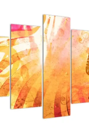 Schilderij - Retro microfoon Nowość