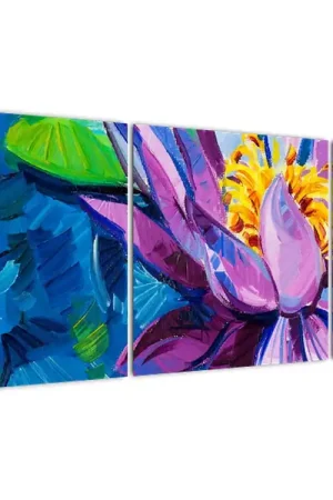 Premium Schilderij - Waterlelie op het water