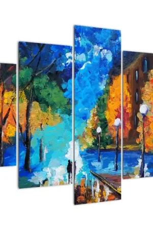 Darmowa dostawa Schilderij - Geliefden, pointillisme