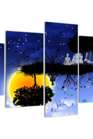 Wyprzedaż Schilderij - Reflectie op evenwicht