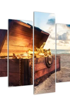 Tani Schilderij - Schat op het strand