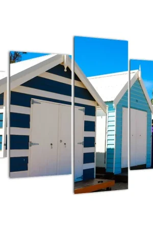 Schilderij - Brighton Beach, Melbourne, Australië Zamów teraz