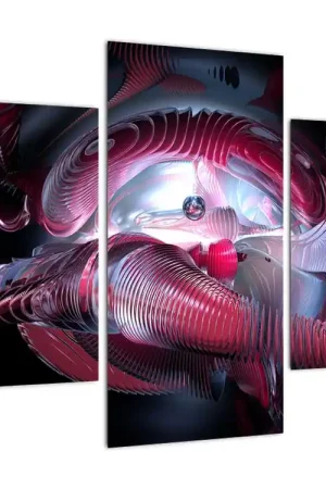 Promocja Schilderij - Abstractie, kosmische wormen