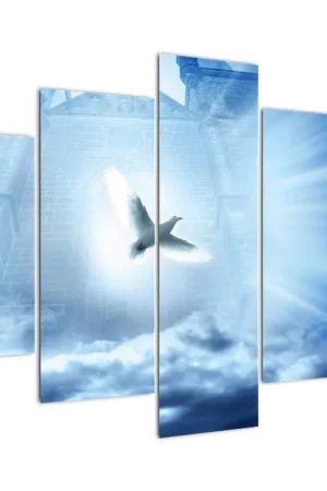 Zwrot pieniędzy Schilderij - Goddelijke duif