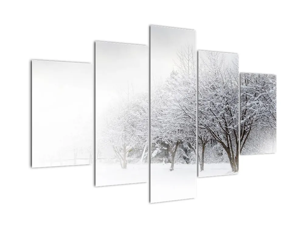 Schilderij - Winterallee Szybka dostawa