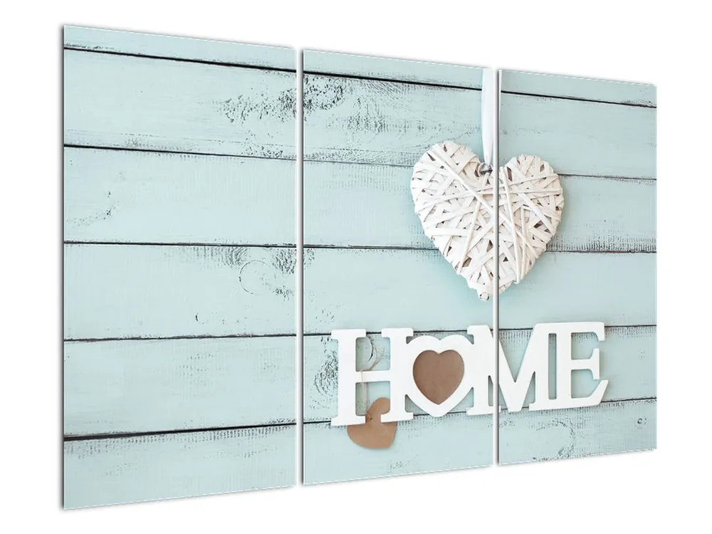 Schilderij - I love home Darmowa dostawa