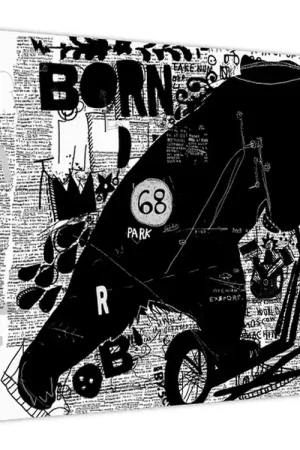 Ostatnia szansa Schilderij - Geboren om te rijden