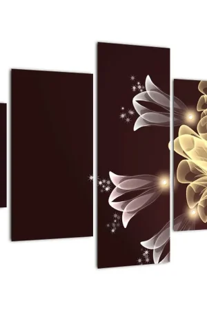 Schilderij - Stralende bloemen Szybka dostawa