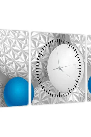 Schilderij - 3D motief (met klok) Ekspresowa dostawa