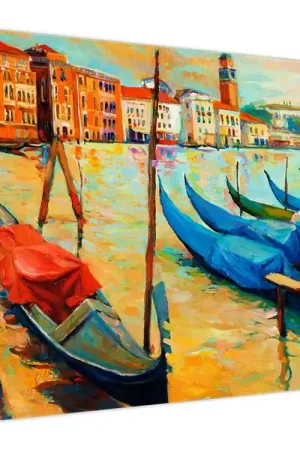 Ostatnia szansa Schilderij - Haven in Venetië