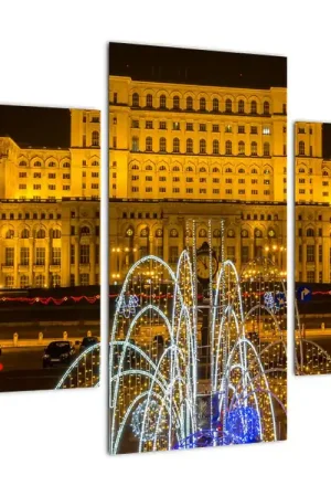 Schilderij - Parlementspaleis, Boekarerst, Roemenië Ostatnia szansa