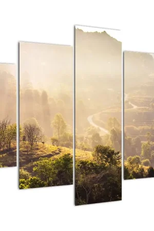 Autentyczny Schilderij - Ochtendschemmering