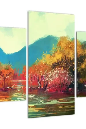 Bezpieczna płatność Schilderij - Herfstkleuren