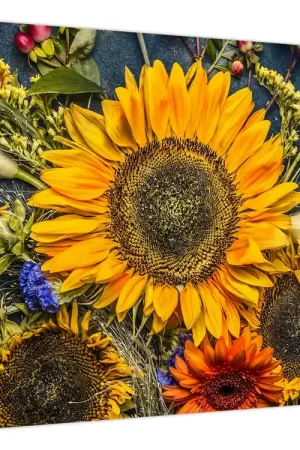 Oferta limitowana Schilderij - Herfstbloemen