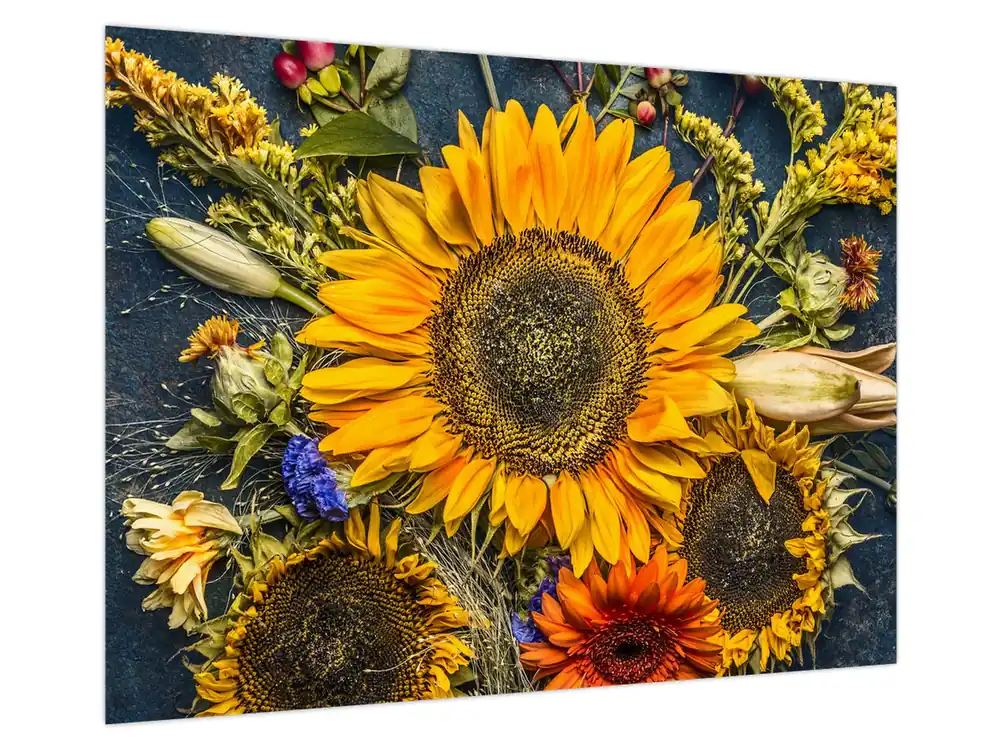 Oferta limitowana Schilderij - Herfstbloemen