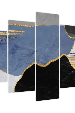 Schilderij - Getextureerde vormen Darmowa dostawa