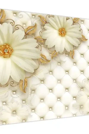 Schilderij - Gouden collage Tylko dziś