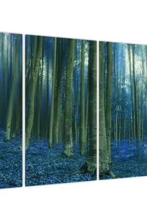 Nowość Schilderij - Blauw bos