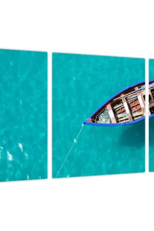 Schilderij - Traditionele vissersboot Szybka dostawa