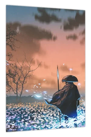 Schilderij - Illustratie van een krijger Zamów teraz