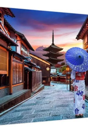 Promocja Schilderij - Aziatische vrouw