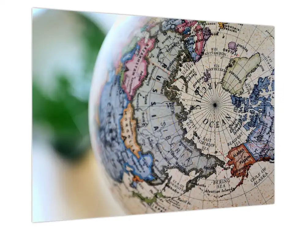 Schilderij - Wereldbol Najlepsza cena