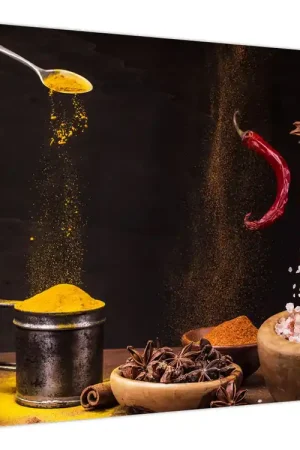 Premium Schilderij - Kruiden in beweging