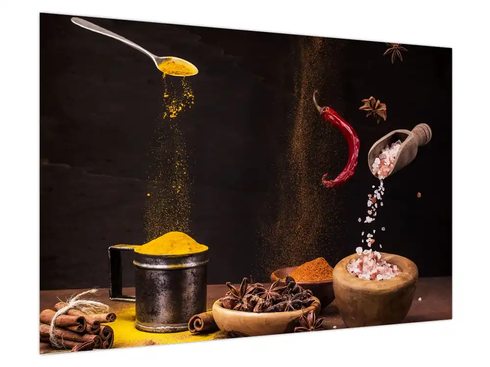 Premium Schilderij - Kruiden in beweging