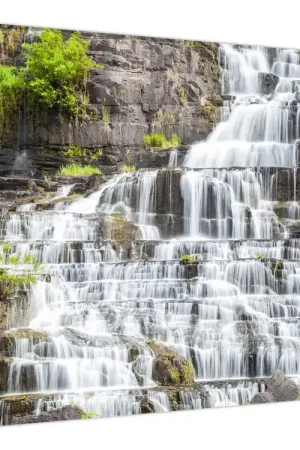 Schilderij - Waterval Premium