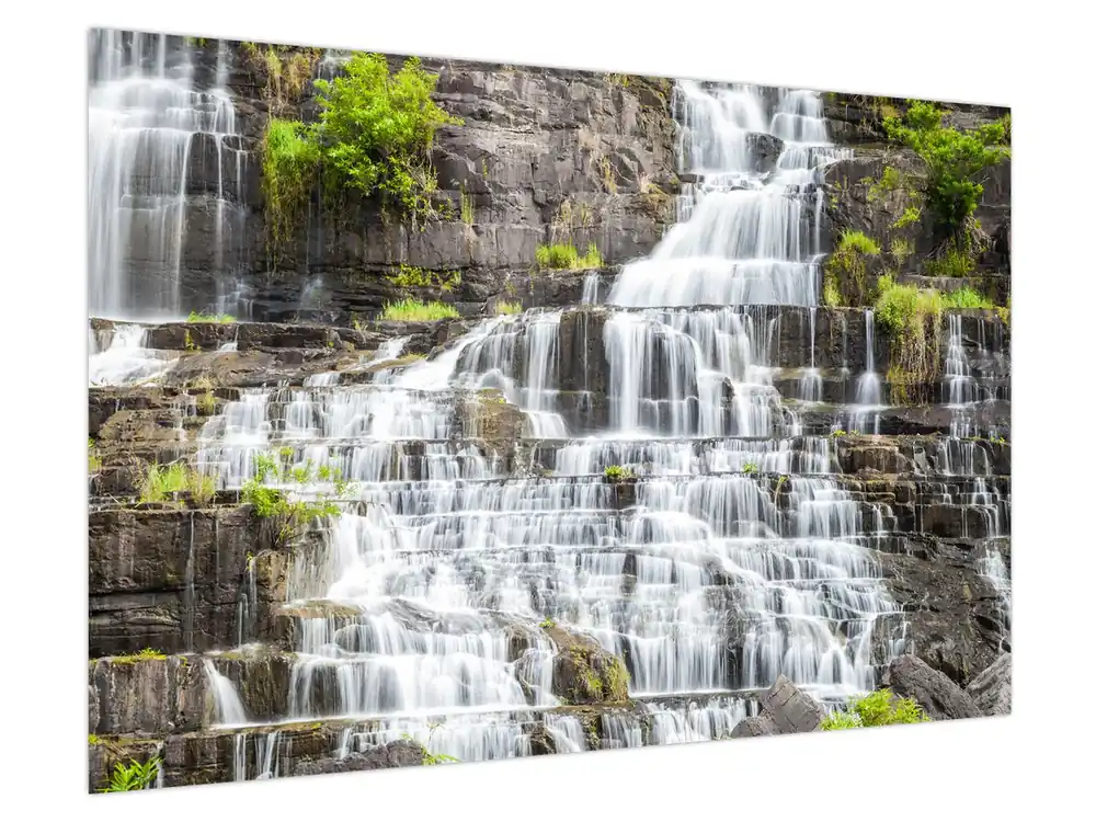 Schilderij - Waterval Premium