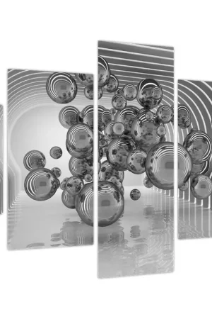 Ekspresowa dostawa Schilderij - Zwart-witte bellen